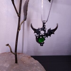 Emerald Dragon Pendant
